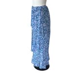 Free People NWOT ROMANCE ME TIERED MAXI Midi SKIRT Blue Medium Photo 2