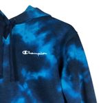 Champion  Hoodie Womens S Blue Tie Dye Pullover Logo Streetwear Athletic Y2K Photo 2
