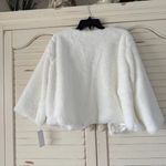 BCX  White Faux Fur Evening Jacket Photo 4