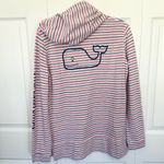 Vineyard Vines  Whale Pullover Red White and Blue Striped Hoodie SMALL Photo 8
