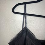 Vasserette Slip Dress Size 40 Black Lace‎ Adjustable Straps Nylon Photo 4