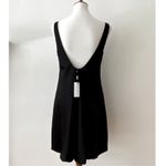 Calvin Klein Black Cocktail Dress 6 Retro 20s Minimalist Y2K  Formal Party LBD Photo 2