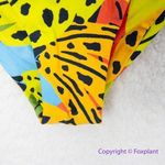 NEW It’s Now Cool Free People square top string bottom bikini‎ in bananas, L Orange Size L Photo 6