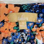 Takara  Floral Peasant Tie Tassel Blouse Small Photo 4