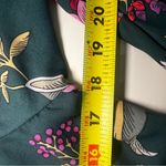 Charlotte Russe  Floral Green Long Sleeve Romper Photo 7