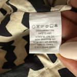 Anthropologie Bel Kazan Linen Sleeveless Bow Print Top Chic Minimalist Sz XS Black Photo 3