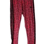 Adidas NWOT  Originals Red Pink Snake Print Rare Y2K Soccer Leggings Size Small Photo 0