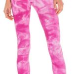 Free People Movement Women’s Good Karma Tie Dye 7/8 Full Length Pink Leggings size XS/S Photo 0