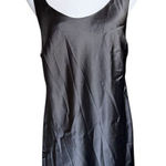 ASOS Womens Design Black Sateene Sleeveless Sexy Slip Dress- Sz 12 Photo 0