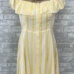 re:named  Off Shoulder Button Down Dress Photo 0