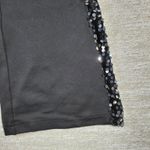 Nanette Lepore  Sequin Tuxedo Pants Women Small Black Pull On Dressy NEW Photo 2
