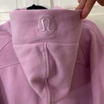 Lululemon  Scuba Oversized Half Zip Hoodie Pullover Pink XL XXL Thumbholes FLAW Photo 1