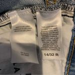 Lucky Brand  Mid Rise Relaxed Straight Boy Fit Distressed Jeans size 14/32R Photo 5