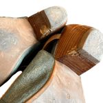 Miz Mooz  Green & Tan Leather Eva Slingback Heels Size 8 Photo 7