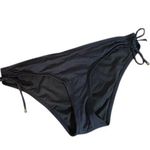 Mossimo Target Dark Gray Tie Sides Bathing Suit Bikini Bottom Women Sz L Size L Photo 0