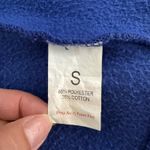 Blue Hooded Double Breasted Trench Coat Womens Size Small Casual Retro Fashion Photo 9