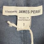 James Perse Standard Womens Linen Dress Sleeveless Button Front Blue Size Small Photo 4