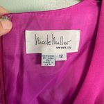 Nicole Miller VTG NWT Magenta Pink Sleeveless Crepe A-line Dress Sz 12 Photo 1