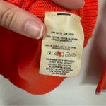 Moth Anthropologie Orange Lavender Trim Crew Neck Sweater Womens M Preppy Size M Photo 8