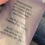 Alice + Olivia  Dahlia Square Neck Peplum Dress Shine Size 4 Photo 9