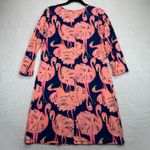 Lilly Pulitzer  Flamingo Pima Cotton‎ Dress Shift Casual Colorful Size M Photo 6