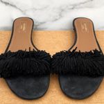 Aquazzura Wild Thing women’s black suede flat slide sandal size IT 37 US 7 6.5 Photo 5