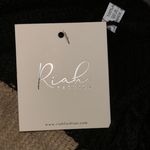 Riah Fashion Riah Color Block Fringed Poncho Photo 7