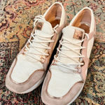 FINAL PRICE Michael Kors Pink and Rose Gold Wedged Fashion Sneakers Size 8.5 Photo 0