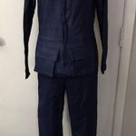 Love Highlight Blue Workman Zip 4 pocket Jumpsuit Size L Photo 0
