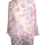 LORD & TAYLOR MULTICOLOR FLORAL SEMI Photo 1