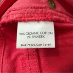 Eileen Fisher  Women’s Size 10 Watermelon Red Cotton Blend Skinny Jeans Photo 4