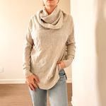 Vince  Gray Cowl Neck Cashmere Blend Sweater Photo 1