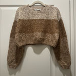 Elodie  Striped Sweater Brown Photo 0