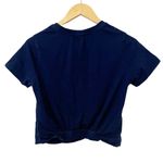 P.E‎ Nation Dark Blue Cropped Short Sleeve T Photo 1