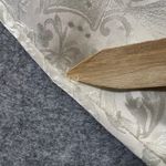 Victoria's Secret Vintage Satin Jacquard Bed Jacket L Ivory Lounge Sleepwear Top Photo 7