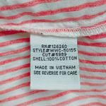 Velvet Heart VELVET & HEART White Red Stripe Off Shoulder Floral Mini Dress 100% Cotton Photo 5