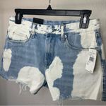 BLANK NYC Bleach Tie Dye Vintage High Rise jean shorts size 26 NWT Photo 1