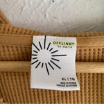 Aerie OFFLINE by Waffle Hoodie in Khaki Sz XL cozycore Photo 6