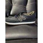 New Balance  501 Black Leopard Print Lined Sneakers Athleisure Shoes‎ Photo 3