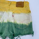 Levi's Vintage 90s Cut-Off Shorts Tie-Dye Distressed Women Beach Bum Hippie Boho Photo 12