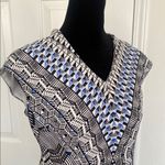 White House | Black Market Midi Dress with Cap Sleeves and V-Neck Photo 1