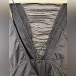 Victoria's Secret ‎ Black Mesh Detail Open Back Bodysuit Size S Photo 6