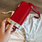 Versace red patent leather top handle Medusa mini bag Photo 8