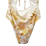 Cupshe NWT Anna Floral Cut-Out One Piece Swimsuit Size Large Retro Boho Monokini Photo 10