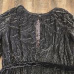 Retrofête Retrofete Grace Sequin Dress in Black Size XL NWT With Belt Reversible Photo 7