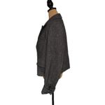 Free People  Heritage Cropped Blazer Herringbone Tweed‎ Double Breasted Size M Photo 2