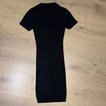 Beginning Boutique  Black Ribbed Polo Dress size XS/S Photo 2