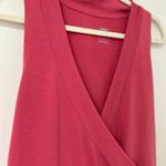 Nike Women’s  Dri-Fit fleece Yoga Pink Sleeveless Jumpsuit with Tie Belt Medium Photo 5