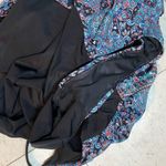 Ava & Viv Ava‎ & Viv One Piece Swimsuit  26W Floral Black Built in Bra Comfort Straps Photo 4