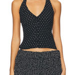 LIONESS  Onyx Polka Halter Top and Skirt Photo 0